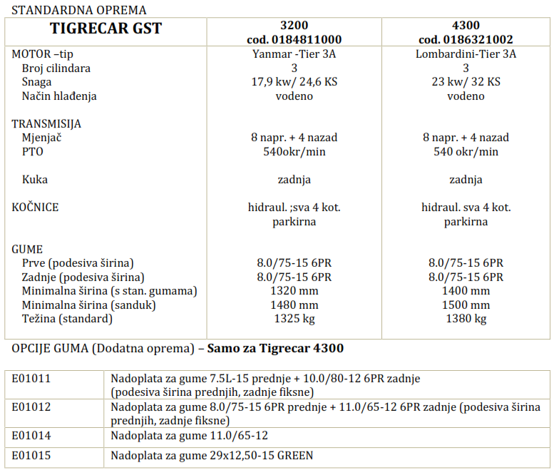 Tigrecar GST I
