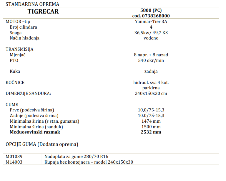 Tigrecar Major I